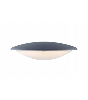 Gray APUS garden wall light