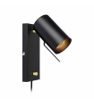 CARRIE Noire wall light 1 bulb