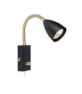 CIRO Black wall light 1 bulb