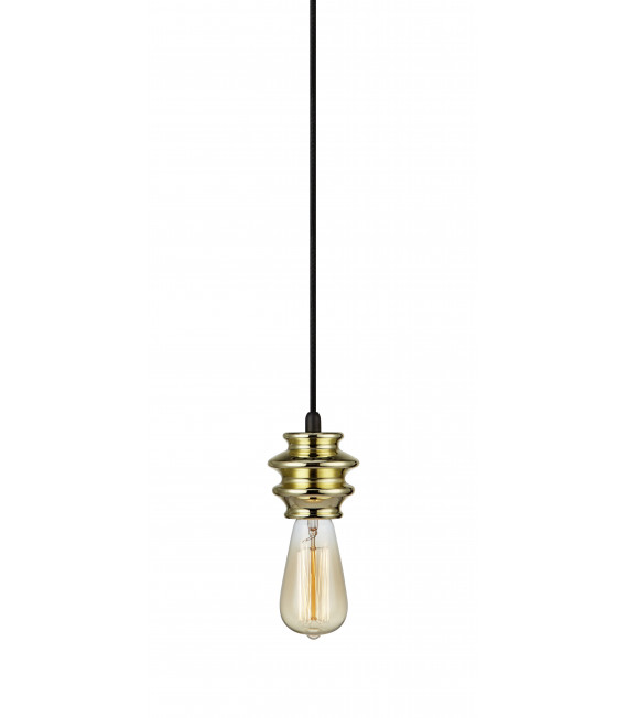 FAB Pendelleuchte Messing 1 Glühbirne