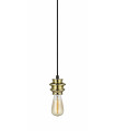 FAB pendant light brass 1 bulb