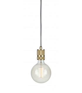 Lampada a sospensione ETUI in ottone 1 lampadina