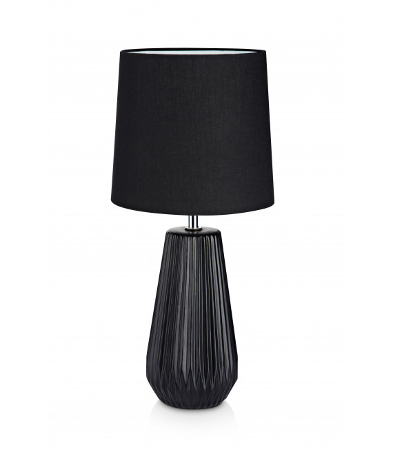 Lámpara de mesa NICCI Negro 1 bombilla