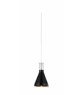 Suspension ZIP chromée 1 ampoule