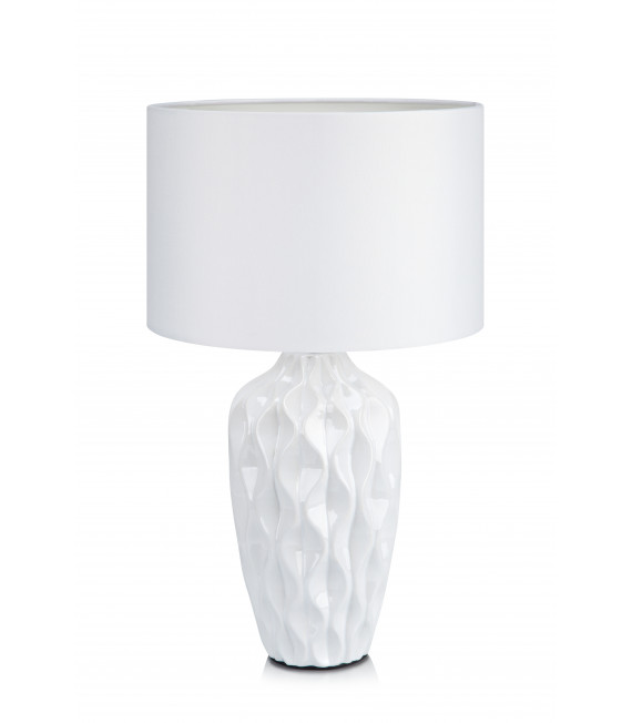 Lampe de table ANGELA blanche 1 ampoule