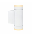 Applique murale de jardin NOVA blanche 2 ampoules