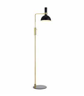 LARRY schwarze Stehlampe 1 Glühbirne