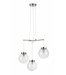 SICILY ceiling light chrome 3 bulbs