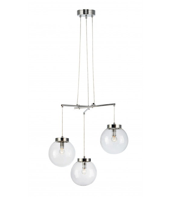 SICILY ceiling light chrome 3 bulbs