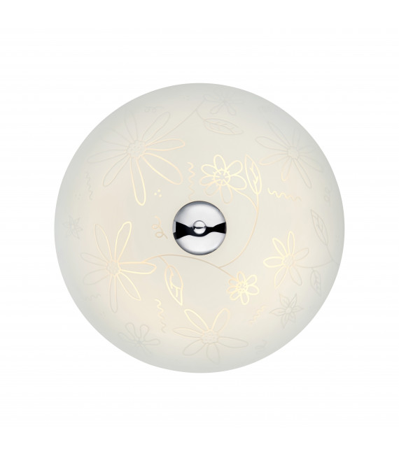 White FLOWER ceiling light 1 bulb
