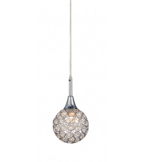 Lámpara colgante de 1 luz de cristal CORA crystal