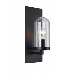 BARNABY Aplique negro 1 bombilla