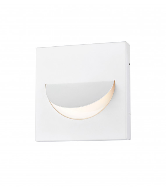 Applique murale de jardin SMILE blanche 1 ampoule