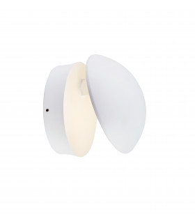 BUGSY white garden wall light 1 bulb