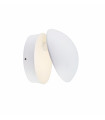 BUGSY white garden wall light 1 bulb