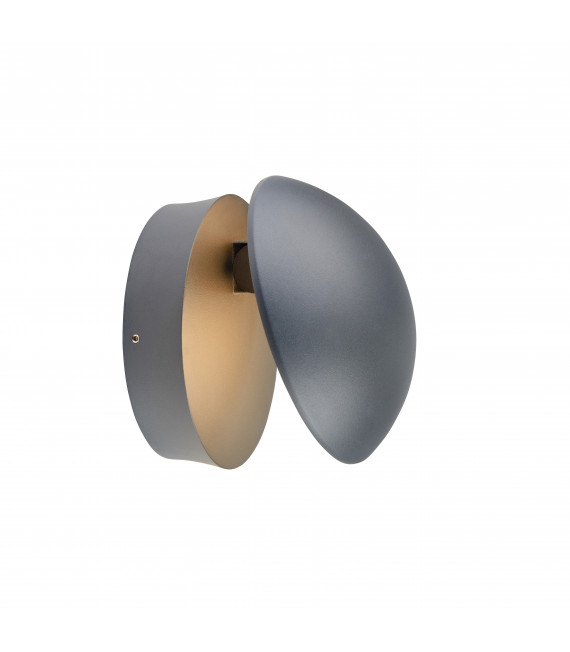 BUGSY gray garden wall light 1 bulb
