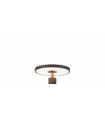 Lampadaire de jardin PLATE Noir 1 ampoule