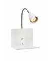 Applique murale LOGI blanche 1 ampoule