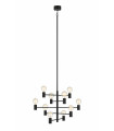 Plafonnier PARIS Noir 10 ampoules
