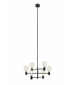 Plafonnier CAPITAL Noir 6 ampoules