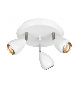 Plafoniera bianca BIKE 3 lampadine