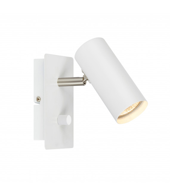 BARCELONA aplique blanco 1 bombilla