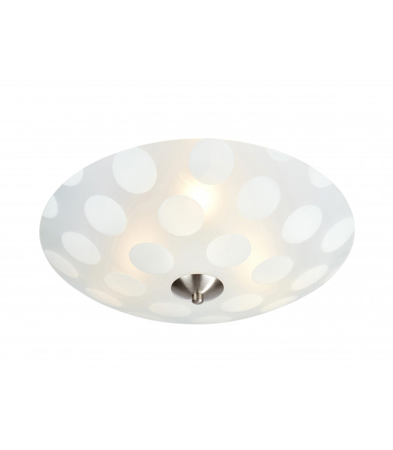 Lampada da soffitto DOTS in acciaio a 3 lampadine