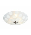 Plafonnier DOTS en acier 3 ampoules