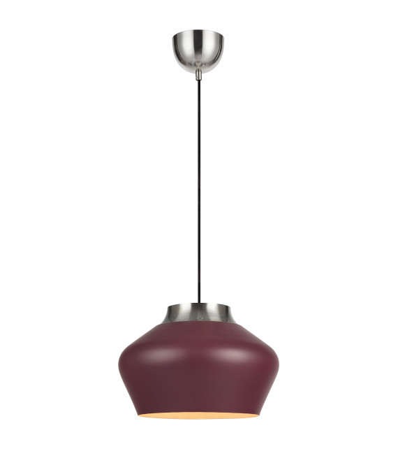 KOM ceiling lamp in steel 1 bulb