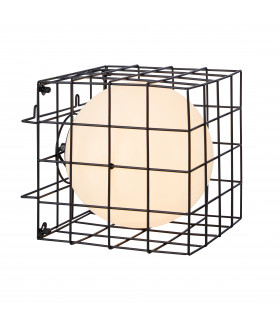 Sobremesa CAGE Negro 1 bombilla