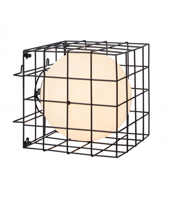 Sobremesa CAGE Negro 1 bombilla