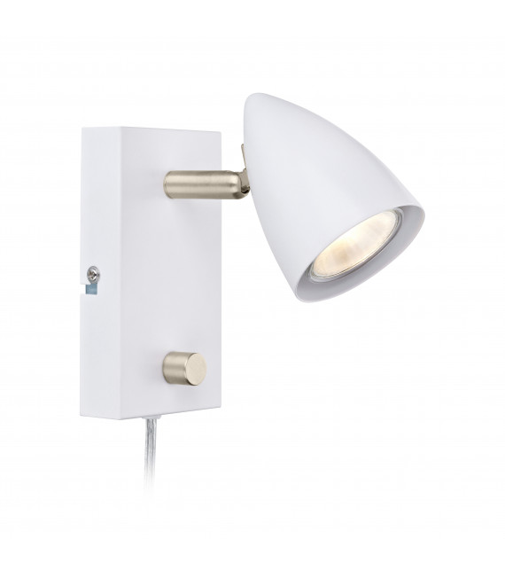 CIRO aplique blanco 1 bombilla