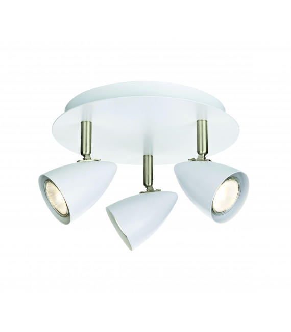 CIRO White ceiling light 3 bulbs