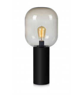 BROOKLYN Tischlampe schwarz 1 Glühbirne