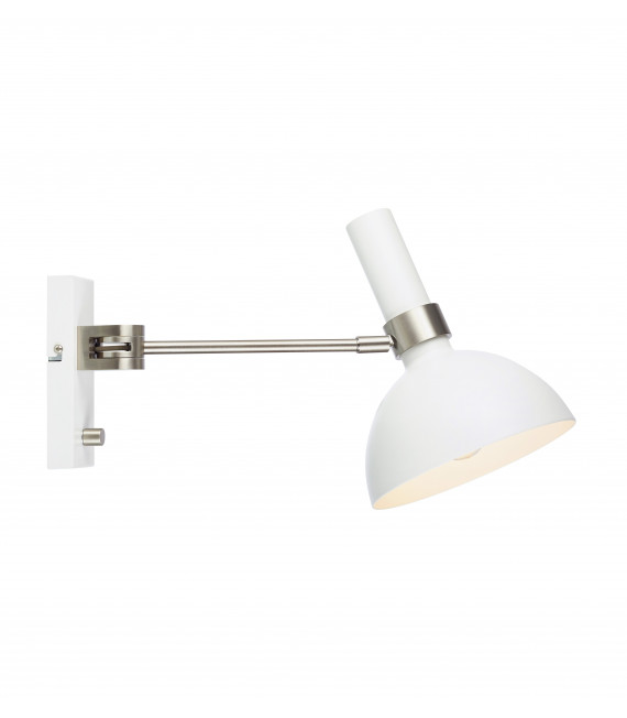 Applique murale LARRY en acier 1 ampoule