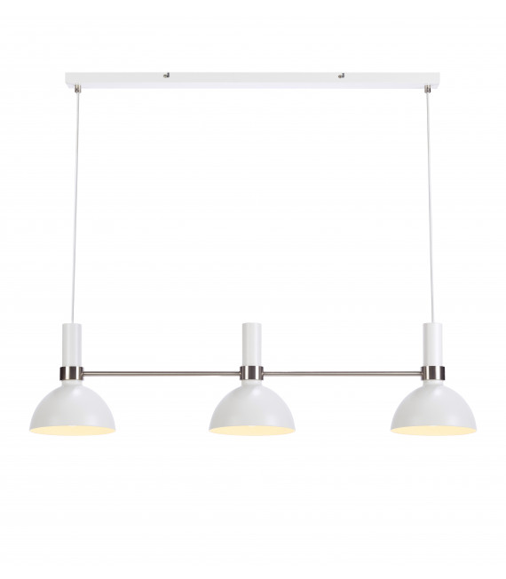 Plafonnier LARRY en acier 3 ampoules