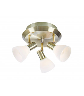 Ceiling light VERO antique 3 bulbs