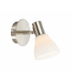 VERO wall light in steel 1 bulb
