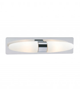 BULLET aplique de baño cromado 2 bombillas