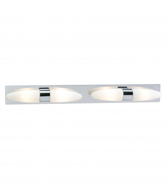 Badezimmer Wandleuchte BULLET Chrom 4 Glühbirnen