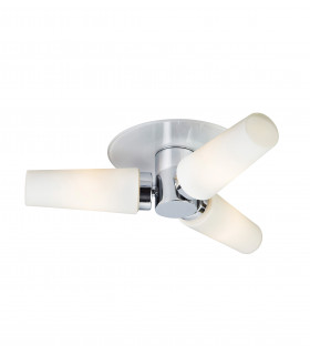 Plafoniera da bagno cromata BRASTAD 3 lampadine