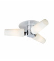 BRASTAD chrome bathroom ceiling light 3 bulbs