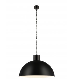 EKELUND XL Plafón negro 1 bombilla