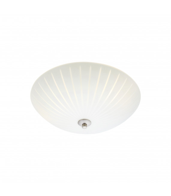 Plafoniera CUT 35 in acciaio a 2 lampadine