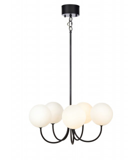 Plafonnier CINCO Noir 5 ampoules