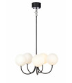 Ceiling light CINCO Black 5 bulbs