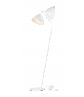 DAGMAR white floor lamp 2 bulbs