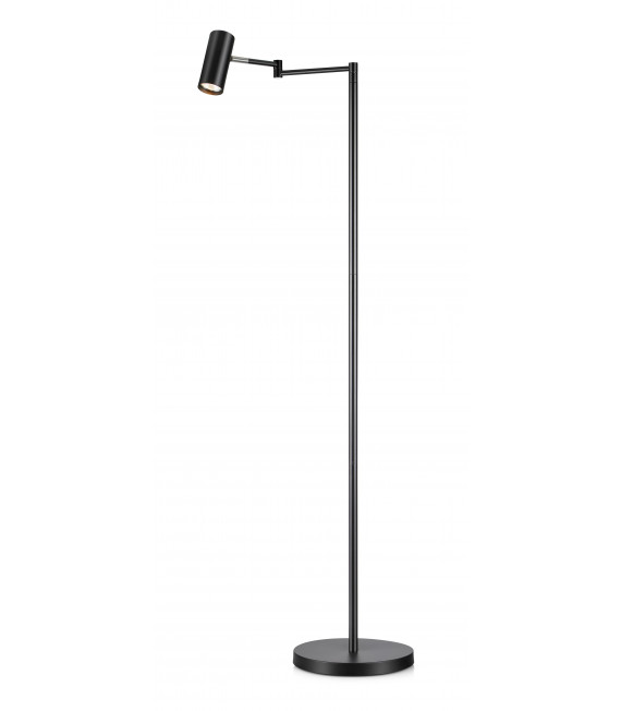 Lampada da terra TORINO nera 1 lampadina
