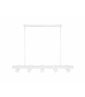 TORINO white ceiling light 5 bulbs
