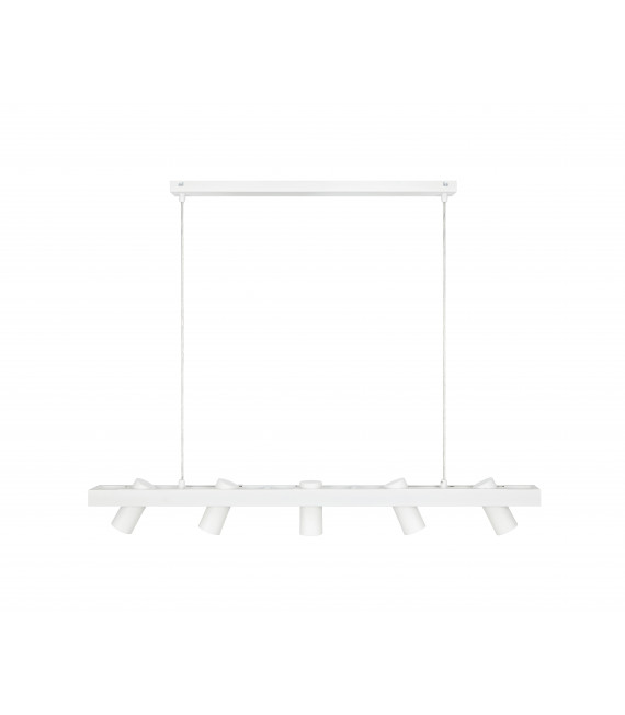 TORINO white ceiling light 5 bulbs